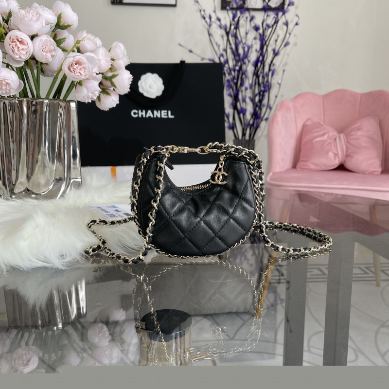 Ch*el top handle bags